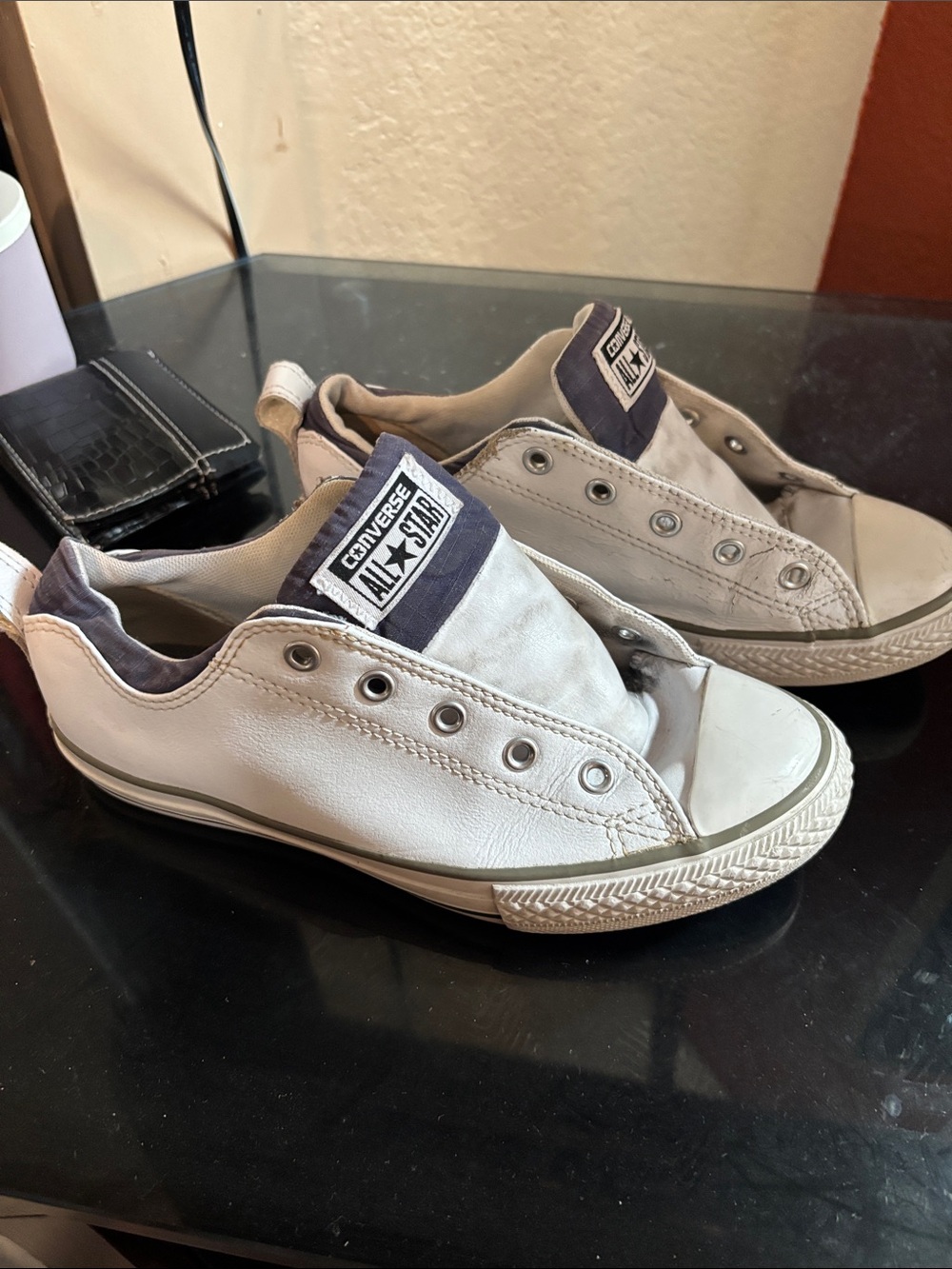 Converse' White Chuck Taylor All Star Sneakers Shoe strings included